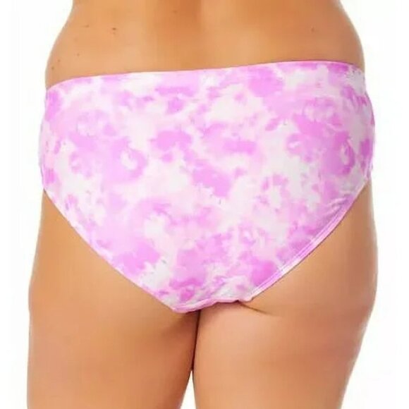 California Waves Plus Tie-Dye Bikini Bottoms Sunkissed Sunrise Lavender 1(16/18) - Picture 5 of 8